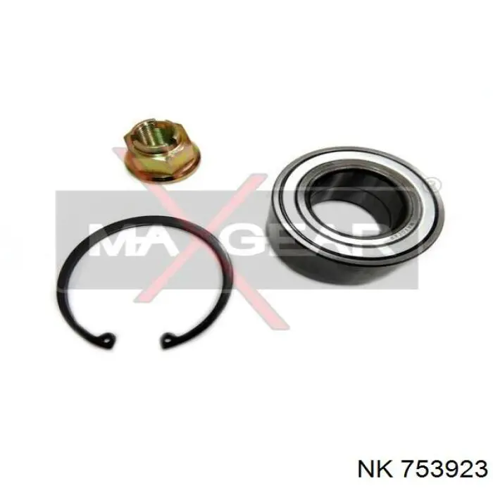 Комплект підшипник маточини передньої NK 753923 ціна, від 24.94 USD