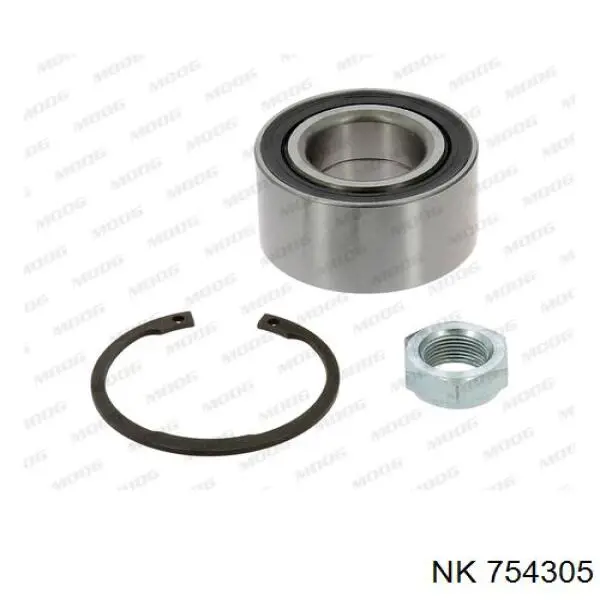 Комплект підшипник маточини передньої NK 754305 ціна, від 12.09 USD