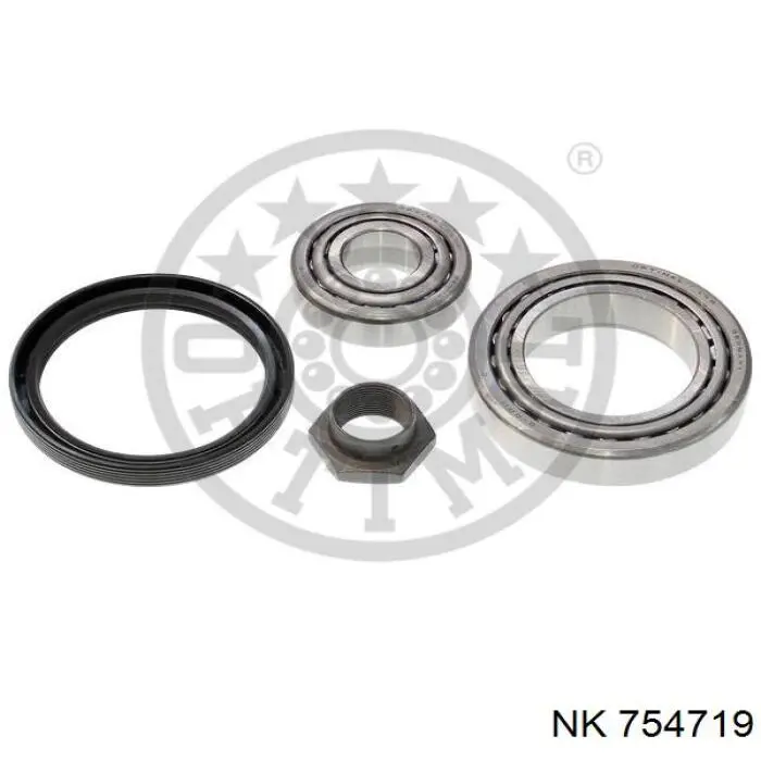 Комплект підшипник маточини передньої NK 754719 ціна, від 11.75 USD
