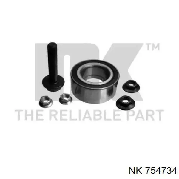 Комплект підшипник маточини передньої NK 754734 ціна, від 15.29 USD