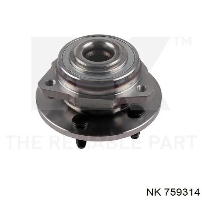 Маточина колеса передня NK 759314 ціна, від 43.69 USD