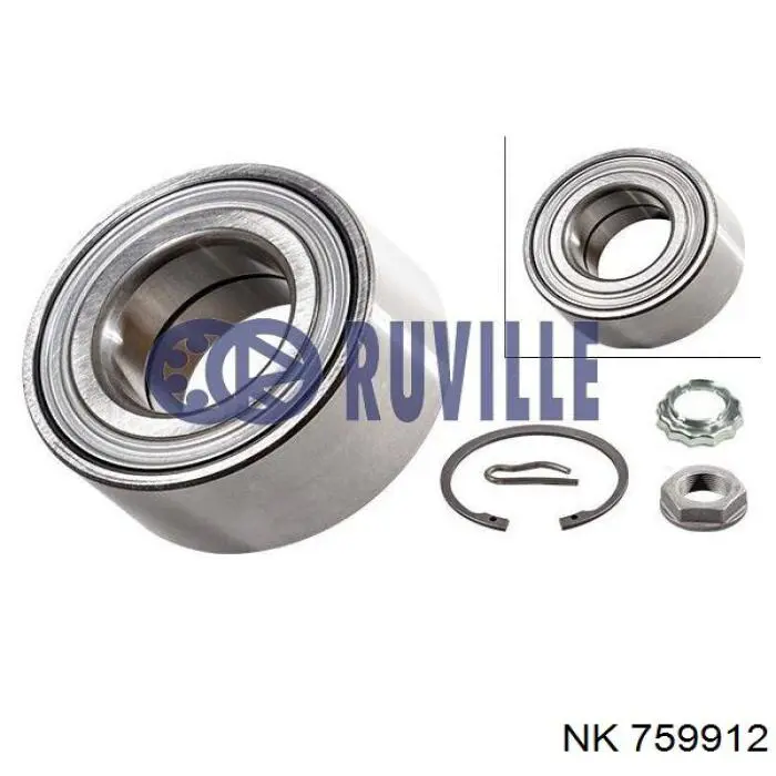 Купити 759912 NK Підшипник ступиці передньої