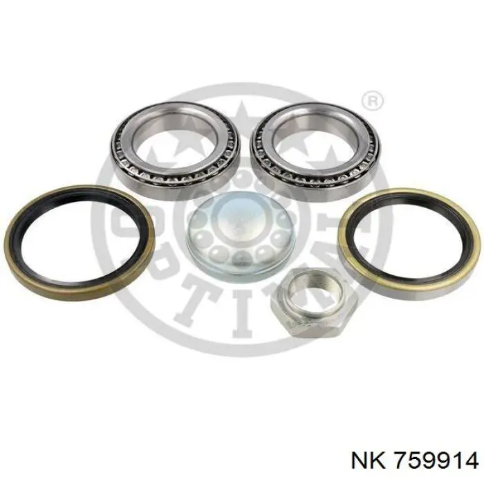 Комплект підшипник маточини передньої NK 759914 ціна, від 19.20 USD