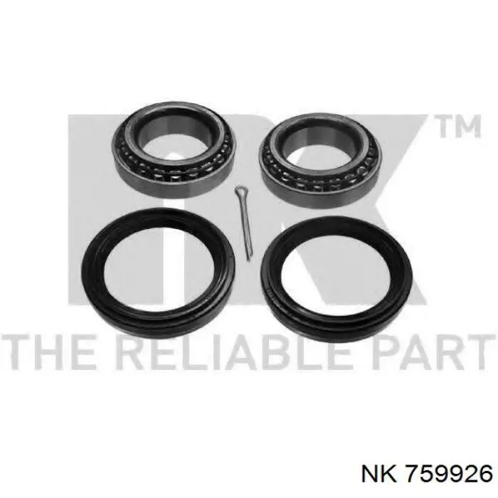 Підшипник маточини задньої NK 759926 ціна, від 14.75 USD
