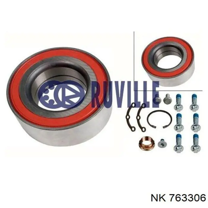 Підшипник задньої ступиці 763306 NK