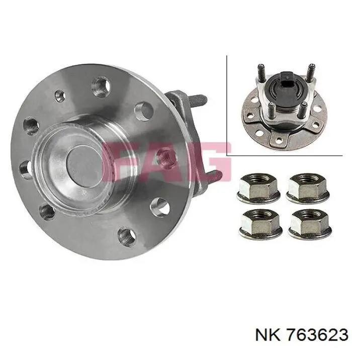 Маточини задніх коліс NK 763623 ціна, від 77.96 USD