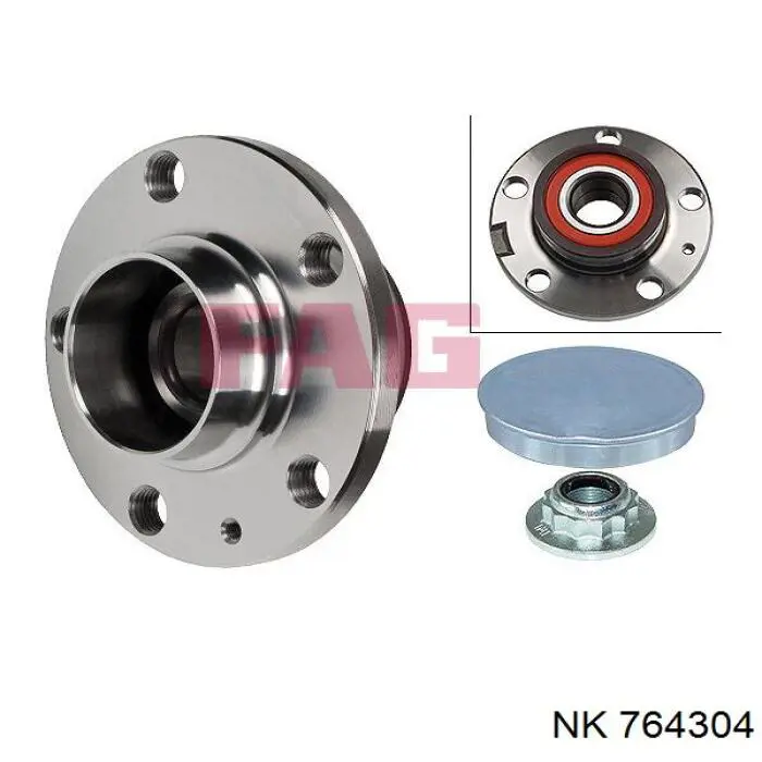 Купити 764304 NK Підшипник ступиці колеса
