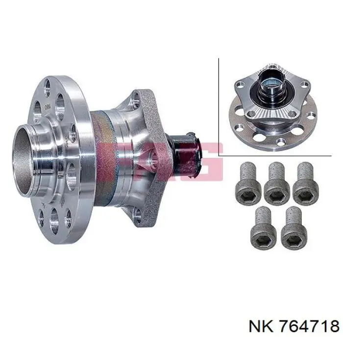 Купити 764718 NK Підшипник ступиці колеса