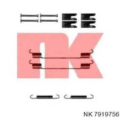 Монтажний комплект задніх барабанних колодок 270383 Maxgear