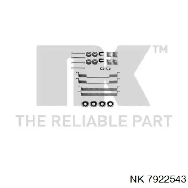 Монтажний комплект задніх барабанних колодок Quick Brake 1050543 ціна, від 11.52 USD