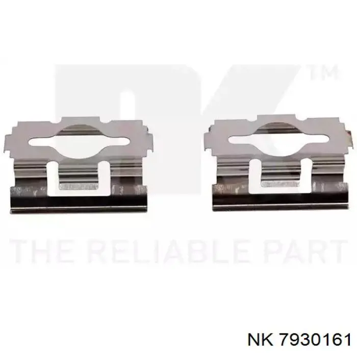 7930161 NK комплект пружинок кріплення дискових колодок, передніх