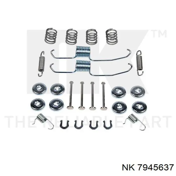 0494205010 Toyota Монтажний комплект задніх барабанних колодок