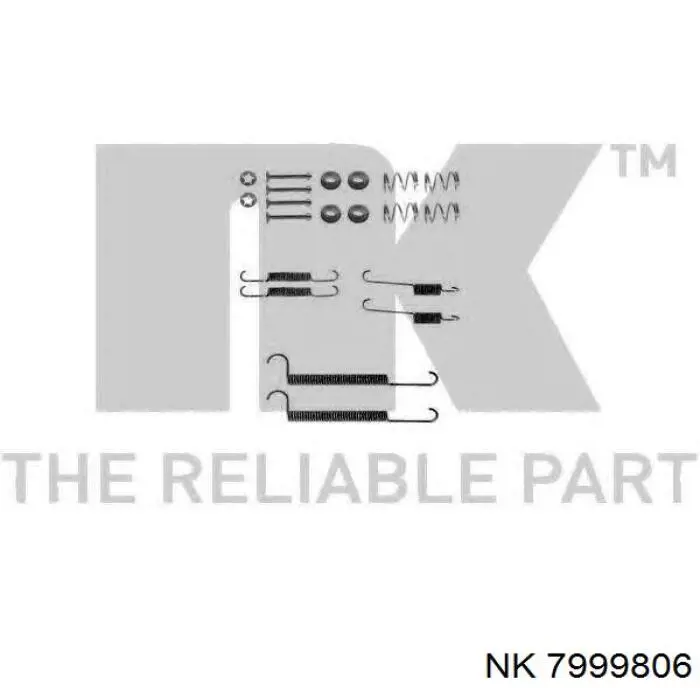 Купити TX4044 Tomex Ремкомплект задніх гальм