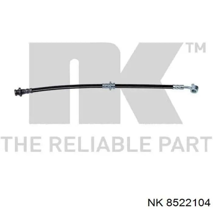 Шланг гальмівний передній, лівий K&K FT2537 ціна, від 20.50 USD