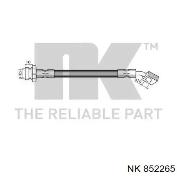 Купити 462109C008 Nissan/Infiniti Гальмівні шланги передні