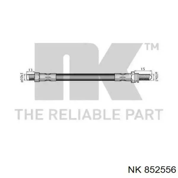 Шланг гальмівний передній NK 852556
