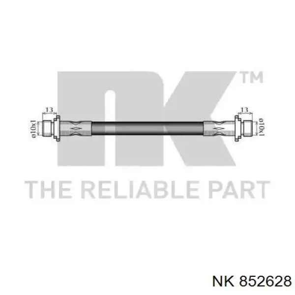 Гнучка гальмівна трубка задня ABS SL4270