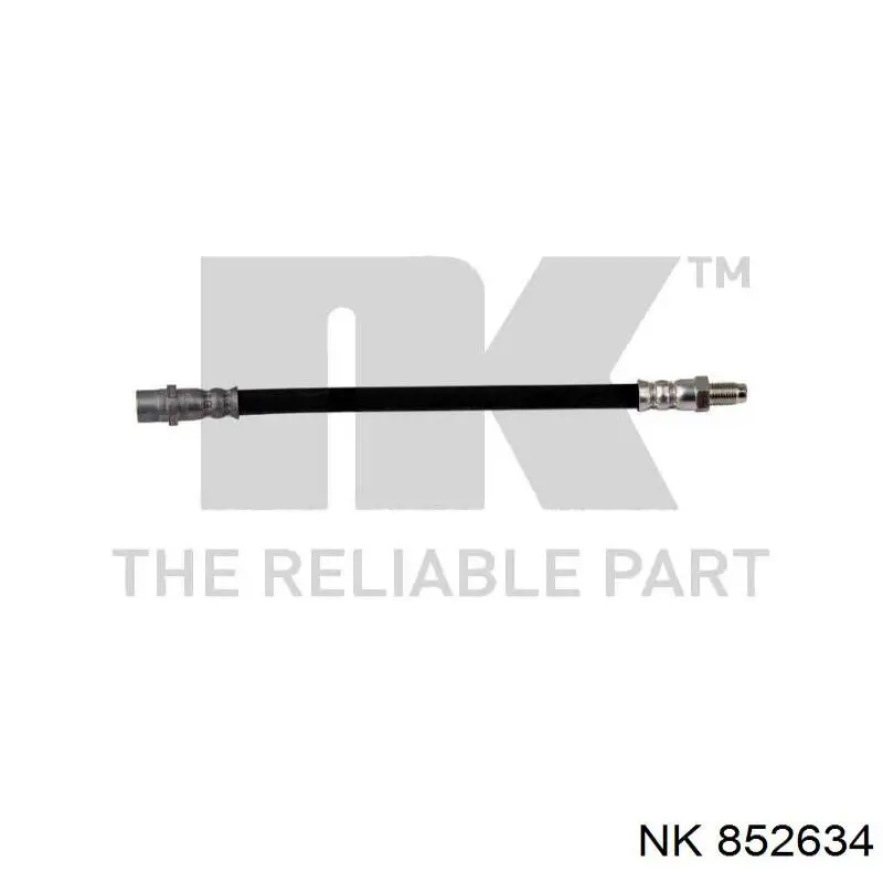 Шланг гальмівний передній, правий NK 852634 ціна, від 23.83 USD