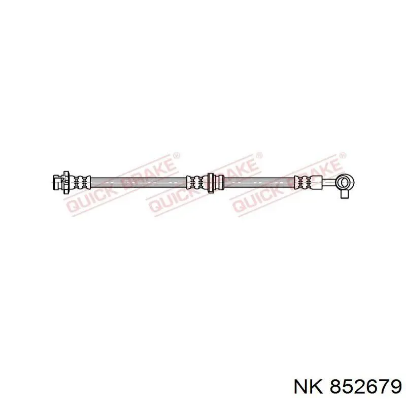 Купити 852679 NK Шланг гальмівний передній, лівий