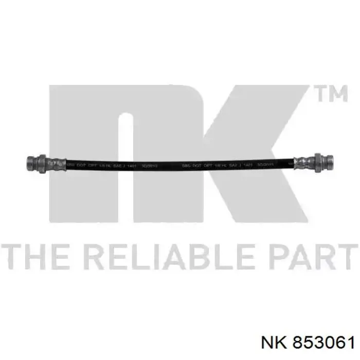 Шланг гальмівний задній NK 853061 ціна, від 10.28 USD