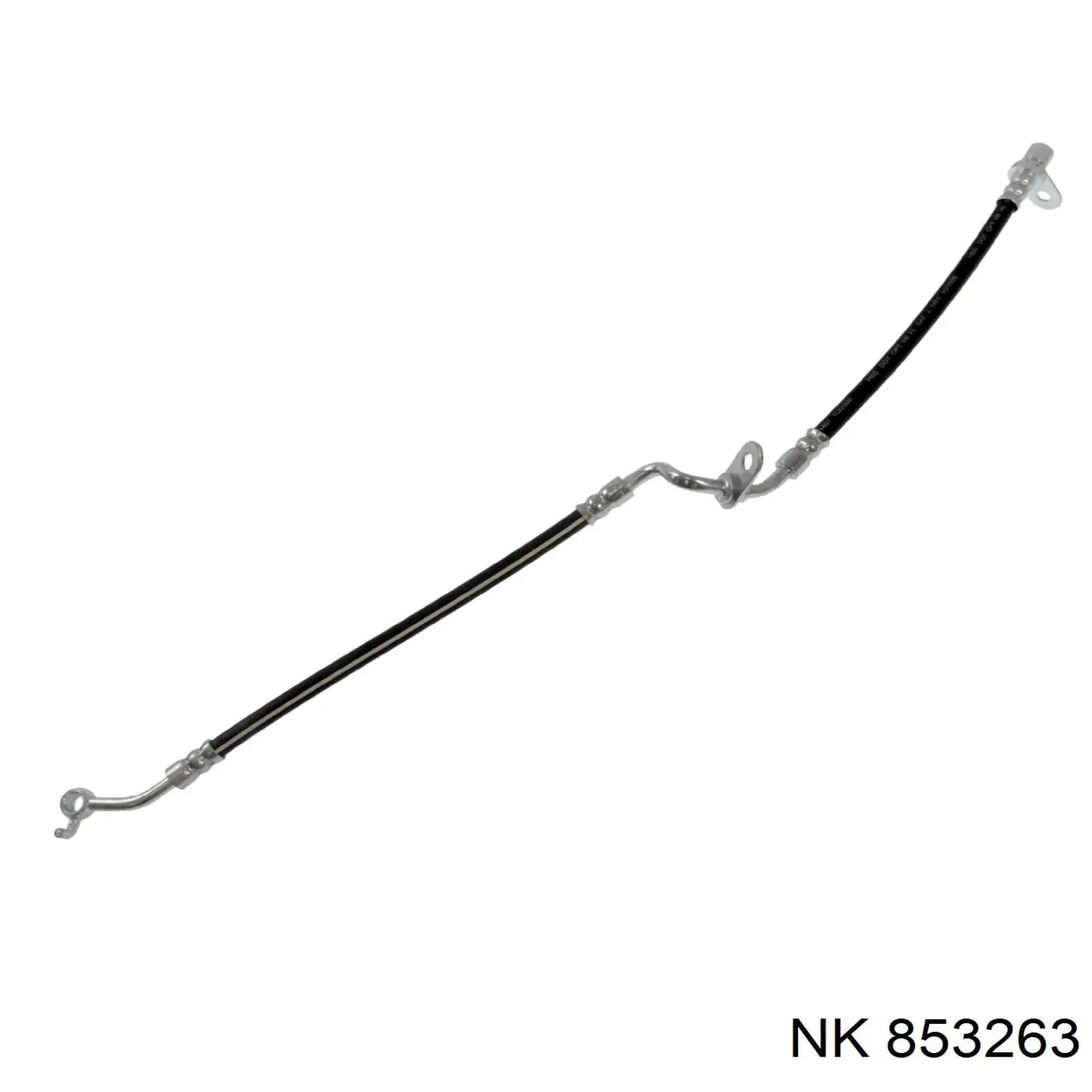 Шланг гальмівний передній, лівий NK 853263 ціна, від 27.99 USD