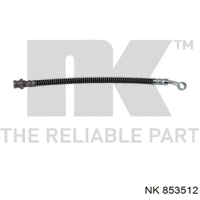 Шланг гальмівний задній, лівий NK 853512 ціна, від 6.91 USD