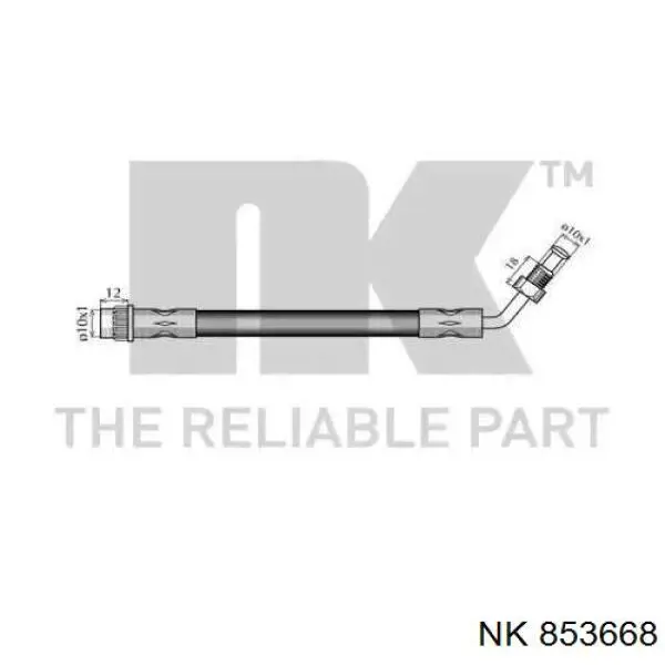 Шланг гальмівний передній 853668 NK
