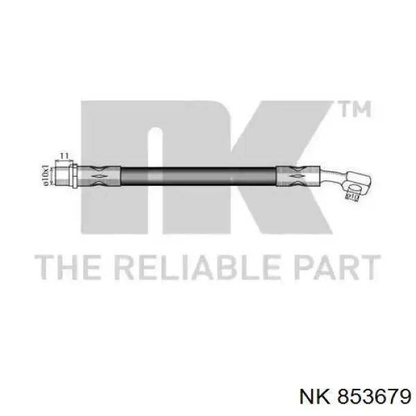 Шланг гальмівний передній 853679 NK