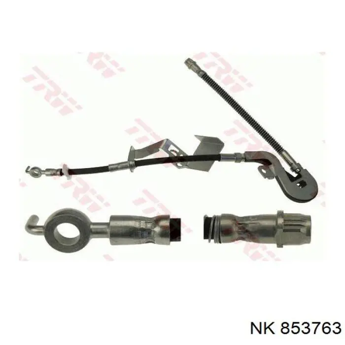 Шланг гальмівний передній, лівий NK 853763 ціна, від 39.08 USD