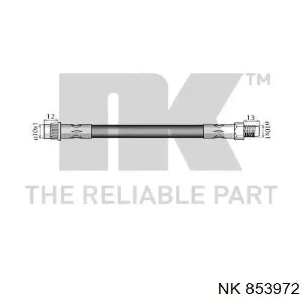 Купити 462102638R Renault (RVI) Шланг гальмівний задній