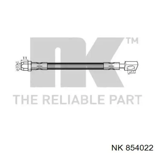 T06028 Brembo Шланг гальмівний задній