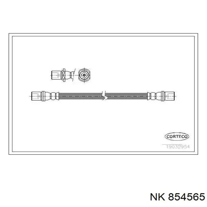 Шланг гальмівний задній Adriauto 5212092 ціна, від 10.31 USD