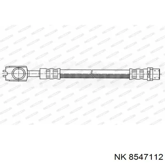 Купити 8547112 NK Шланг гальмівний задній