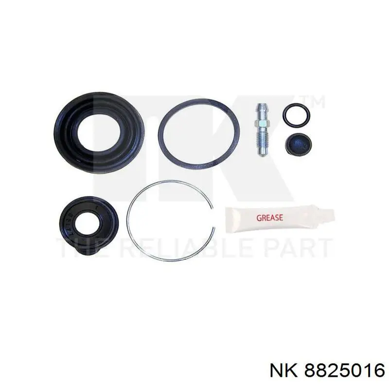Ремкомплект супорту гальмівного заднього NK 8825016 ціна, від 8.29 USD