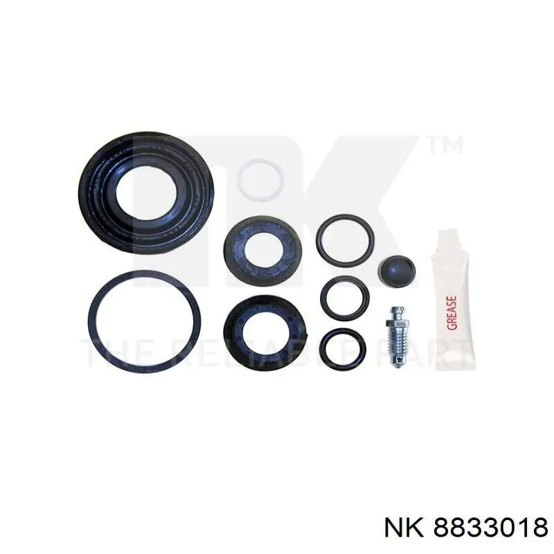 Ремкомплект супорту гальмівного заднього NK 8833018 ціна, від 5.07 USD