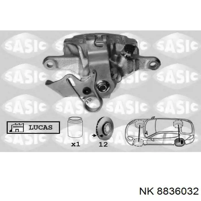 Ремкомплект переднього супорту GPD4721 GP