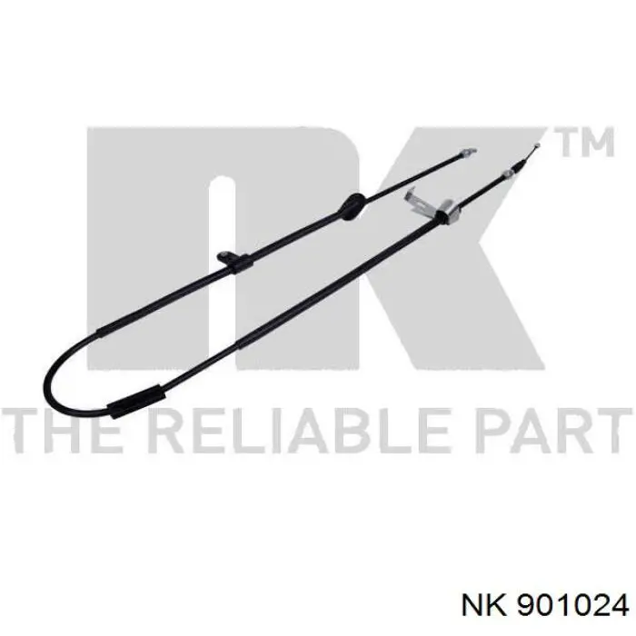 Трос ручного гальма задній, правий 901024 NK