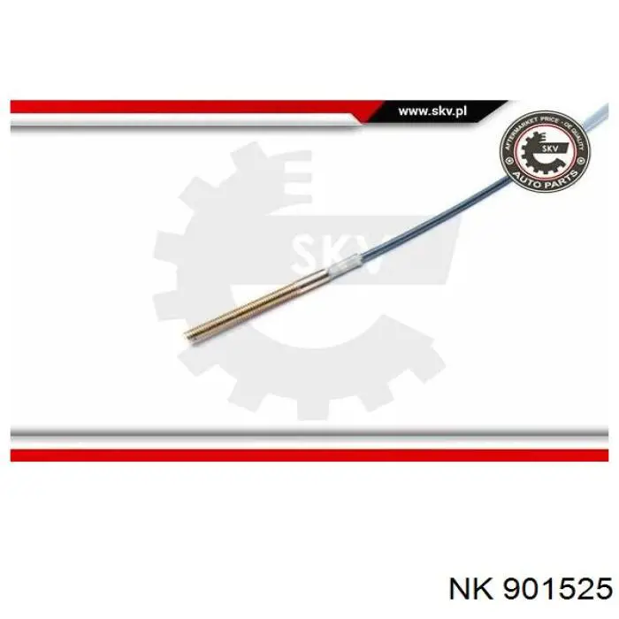 Трос ручного гальма задній, правий NK 901525 ціна, від 11.38 USD