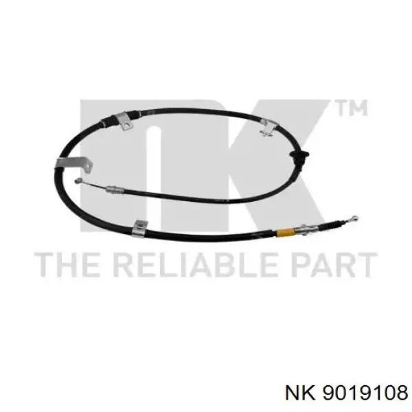 Трос стоянкового гальма задній правий NK 9019108 ціна, від 32.26 USD