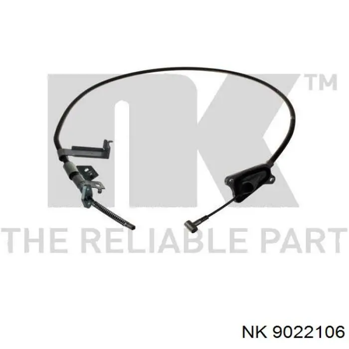 Трос стоянкового гальма задній лівий NK 9022106 ціна, від 22.94 USD