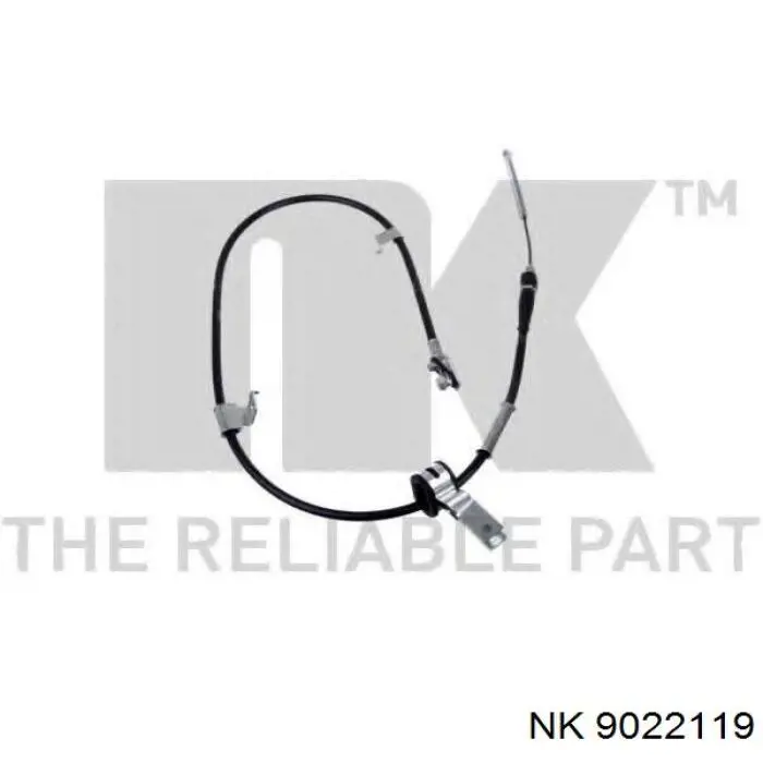 Трос стоянкового гальма задній лівий NK 9022119 ціна, від 27.53 USD