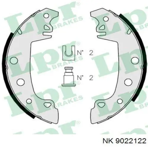 Трос ручного гальма задній, правий NK 9022122 ціна, від 21.24 USD