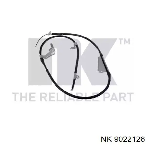 Трос стоянкового гальма задній правий NK 9022126 ціна, від 24.27 USD