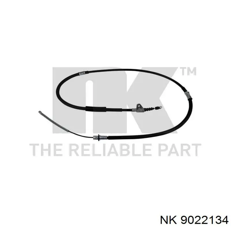 Трос стоянкового гальма задній правий NK 9022134 ціна, від 31.55 USD