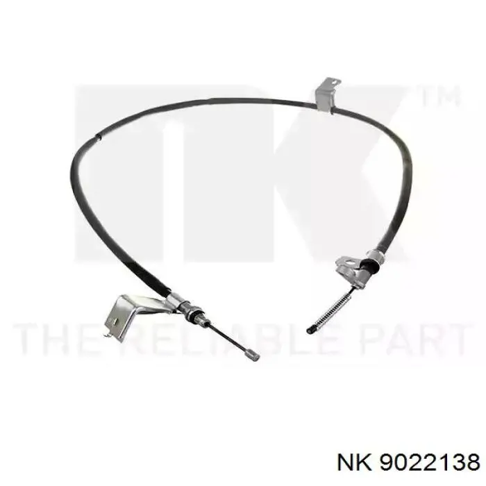 Трос стоянкового гальма задній правий NK 9022138 ціна, від 24.46 USD