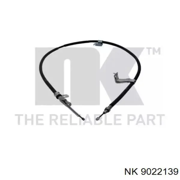 Трос стоянкового гальма задній лівий NK 9022139 ціна, від 22.75 USD