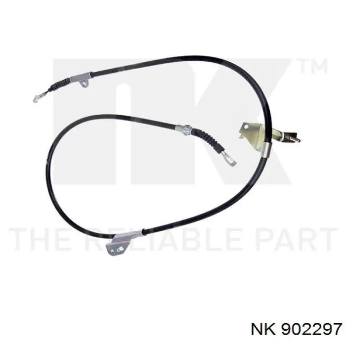Трос стоянкового гальма задній правий NK 902297 ціна, від 18.38 USD