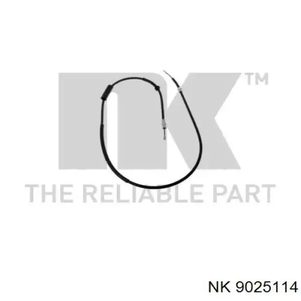 Трос ручного гальма задній, правий/лівий NK 9025114 ціна, від 11.79 USD