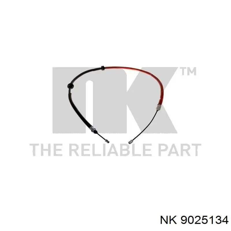 Трос ручного гальма, проміжний NK 9025134 ціна, від 5.12 USD