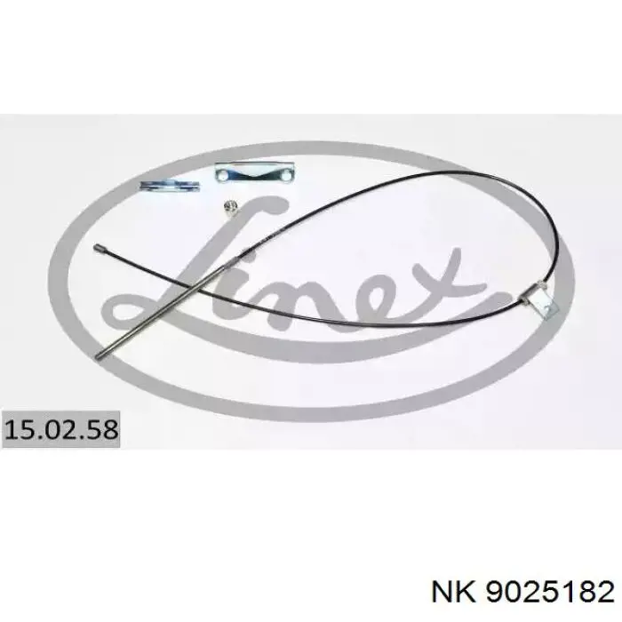 Трос ручного гальма передній 115566 Cofle